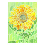 Sunflower Mosaic Invitation Card