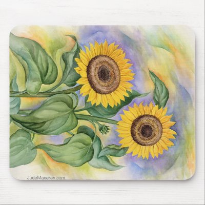 SUNFLOWER MOUSEPAD by JUDERM
