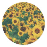 Sunflower painting art - Sticker