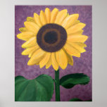 Sunflower Painting Poster Print