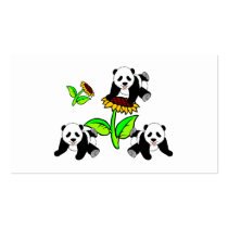 Sunflower Panda Bears