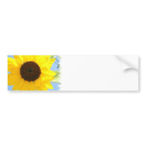 Sunflower Picture Bumper Sticker