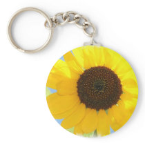 Sunflower Picture Keychain