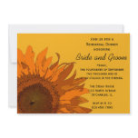 Sunflower Rehearsal Dinner Invitation