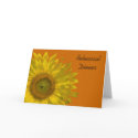 Sunflower Rehearsal Dinner Invitation cards