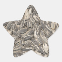 Sunflower Seeds Star Sticker