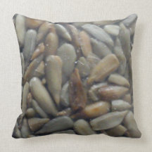 Sunflower Seeds Throw Pillow