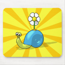 SUNFLOWER SNAIL Mousepad
