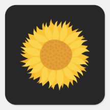 Sunflower. Square Sticker