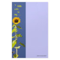 Sunflower stationery