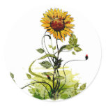 Sunflower Sticker