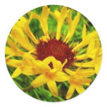 Sunflower Round Sticker
