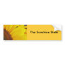 Sunflower Sun Sticker Bumper Stickers