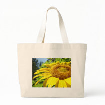 SUNFLOWER SUNFLOWERS TOTE BAG CANVAS BEACH BAG