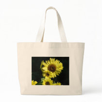 SUNFLOWER SUNFLOWERS TOTE BAG CANVAS BEACH BAG