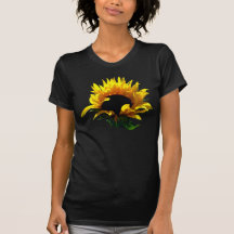 Sunflower Sunrise Women's Dark Shirts