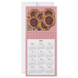 Sunflower Telephone and Calender card rack cards