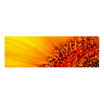 Sunflower Thank You Bookmark & Emerson Quote Business Card