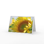 Sunflower Thank You Card