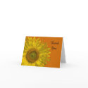 Sunflower Thank You Note Card