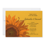 Sunflower Wedding Invitation