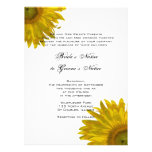 Sunflower Wedding Invitation