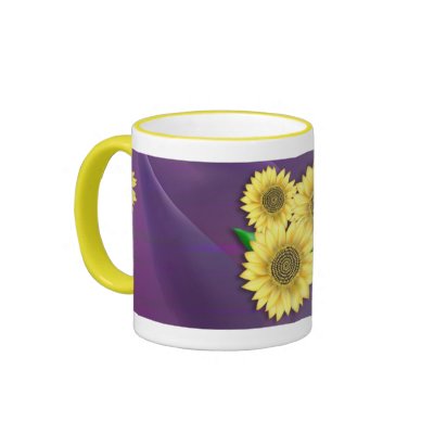 Sunflowers 3 coffee mug by Lidusik