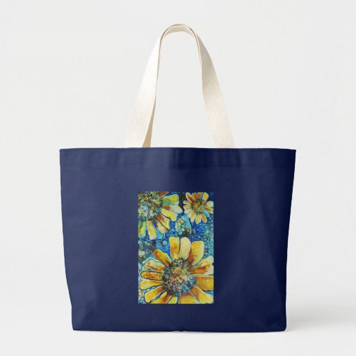 Sunflowers and Polk a Dots Bag