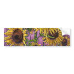 Sunflowers Bumper Sticker bumper stickers