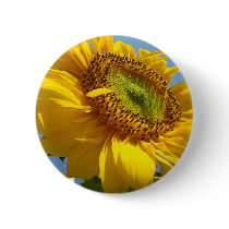 SUNFLOWERS Buttons Sun Flower BUTTON Gifts