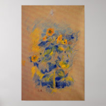 Sunflowers by Berthe Morisot Posters