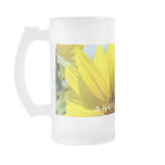 SUNFLOWERS Frosted Mug HAPPY DAYS to YOU!