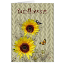 Sunflowers Greeting Card