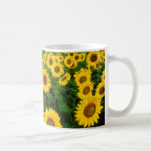 Sunflowers in Fargo North Dakota Coffee Mug
