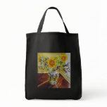 Sunflowers in Italian Vase Grocery Bag