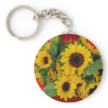 Sunflowers key chain keychains