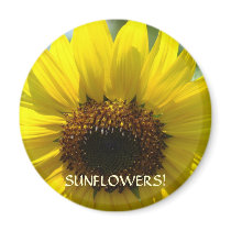 SUNFLOWERS MAGNETS Office gifts Sun Flower Magnet