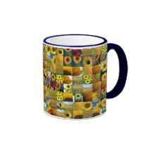 sunflowers mug