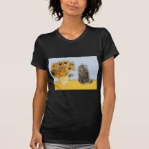 Sunflowers - Norwegian Forest cat Tshirt