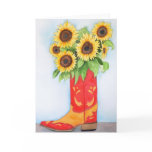Sunflowers Out Of The West Card