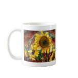 sunflowers painting art gifts coffee mug