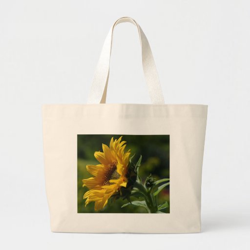 Sunflowers Petals Pollen Yellow Tote Bags