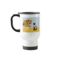 Sunflowers - Seal Point Siamese cat mugs