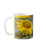 SUNFLOWERS, SUN FLOWER COFFEE MUG TRAVEL MUGS Cups