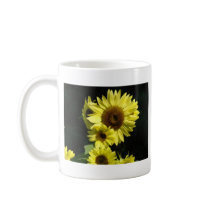 SUNFLOWERS, SUN FLOWER COFFEE MUG TRAVEL MUGS Cups