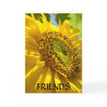 SUNFLOWERS SUN FLOWERS GREETING CARDS NOTE CARD