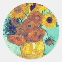 Sunflowers, Van Gogh Stickers
