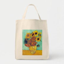 Sunflowers, Van Gogh Tote Bags