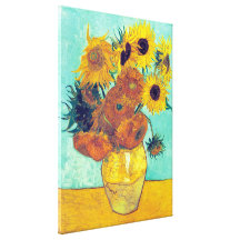 Sunflowers, Vincent Van Gogh Stretched Canvas Print