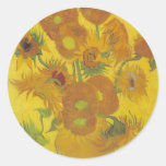 Sunflowers - Vincent Van Gogh Sticker